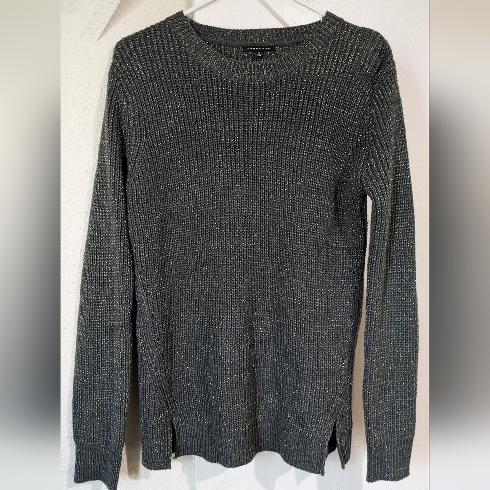 Staccato Charcoal Knit Sweater